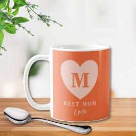 Bästa Mamma någonsin Anpassningsbarna av korallhjä Kaffemugg