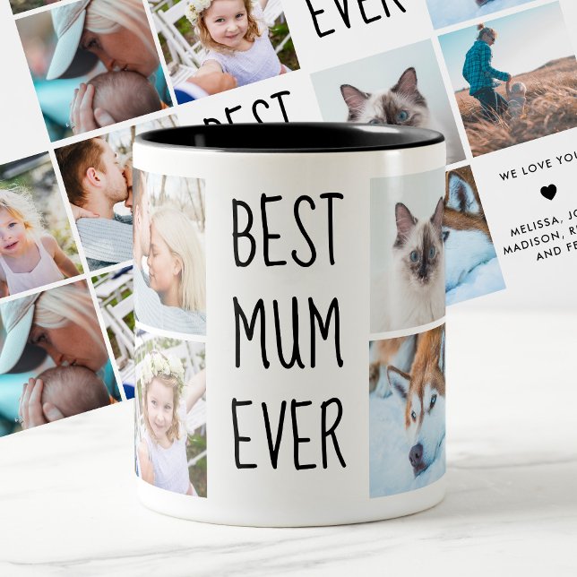 Bästa Mamma någonsin-Anpassningsbarna Foto Mugg (best mum ever custom photo mug)