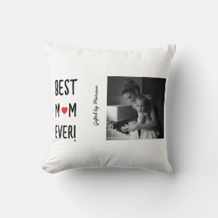 Bästa mamma någonsin Anpassningsbart namn Kudde