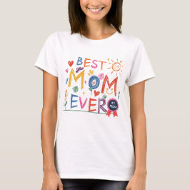 Bästa Mamma någonsin Barn Teckning T Shirt