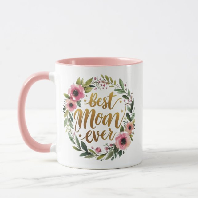 Bästa mamma någonsin - bästa gåvan till mödrar mugg (Vänster)