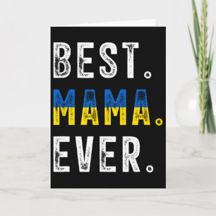 Bästa mamma någonsin! Bästa ukrainska mamma Kort