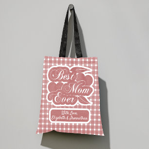 Bästa Mamma någonsin Blek Maroon Mors dag Tygkasse