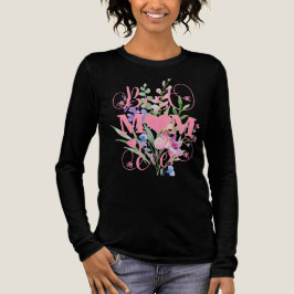 Bästa mamma någonsin Blommig akvarelldesign T Shirt