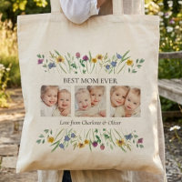 Bästa mamma någonsin Blommig Foto