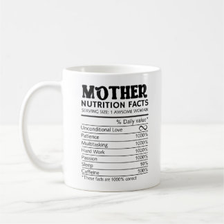 Bästa Mamma någonsin-Blommigt med Mor näringsfakta Kaffemugg