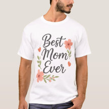 Bästa Mamma någonsin - Blommigt Mors dag design