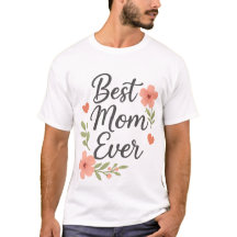 Bästa Mamma någonsin - Blommigt Mors dag design