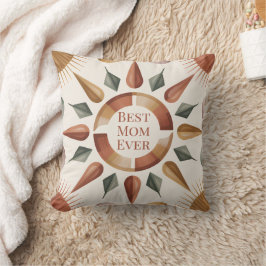 Bästa mamma någonsin Boho-kastkudde present Kudde