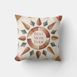 Bästa mamma någonsin Boho-kastkudde present Kudde