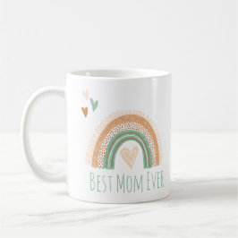 Bästa Mamma någonsin Boho Rainbow Coffee Mugg