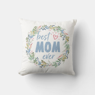 Bästa Mamma någonsin, botaniska utandningen Mors d Kudde