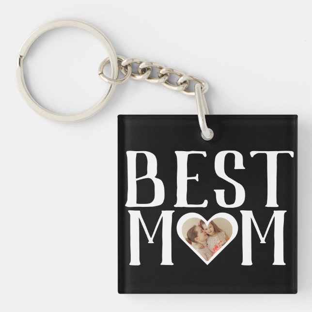 Bästa Mamma någonsin | Cute 1-foto Mors dag (Framsidan)