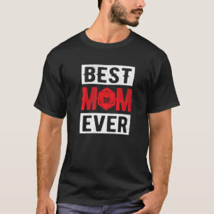 Bästa Mamma någonsin D20 Dice Role Player RPG Tabe T Shirt
