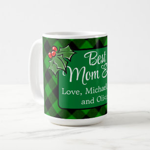 Bästa Mamma någonsin, den klassiska grönten Plade  Kaffemugg
