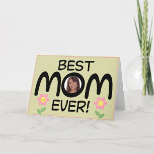 Bästa mamma någonsin Din bild här Helgkort