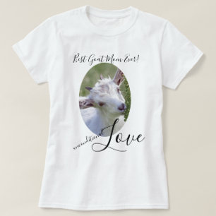 Bästa Mamma någonsin ditt foto ovillkorligt Kärlek T Shirt