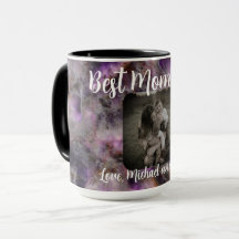 Bästa Mamma någonsin elegant lila kvartspartsmarmo