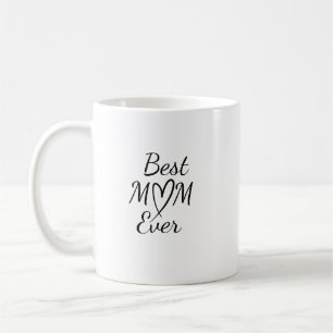 Bästa mamma någonsin Enkel Citat Kaffemugg