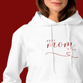 "Bästa Mamma någonsin", enkelt rött hjärta T Shirt