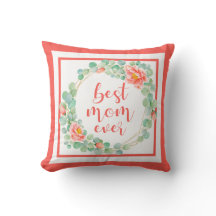 Bästa Mamma någonsin Eucalyptus Löv Peony Blommigt