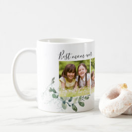 Bästa Mamma någonsin Eucalyptus Photo Collage Kaffemugg