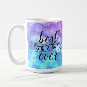 Bästa Mamma någonsin/färglöst Specklat Ljus Kaffemugg