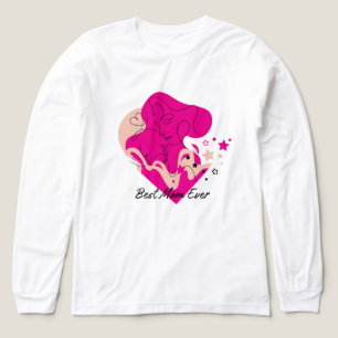 Bästa mamma någonsin Färgrik design T Shirt