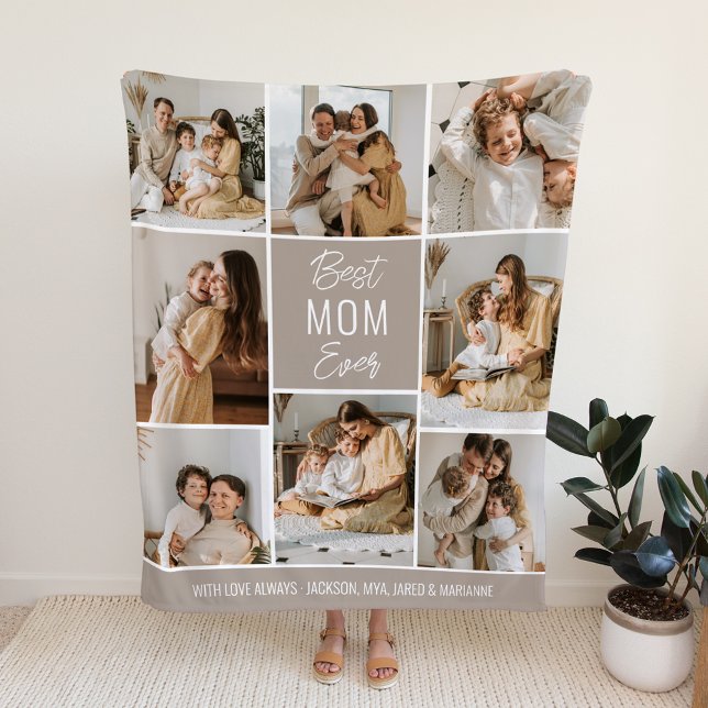 Bästa MAMMA någonsin Fleece Blanket (Skapare uppladdad)