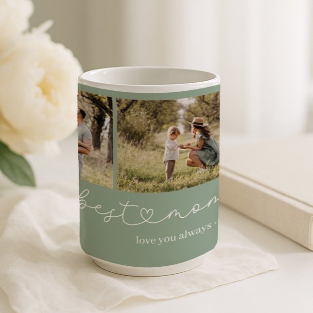 Bästa mamma någonsin Foto Collage Kaffemugg (Skapare uppladdad)