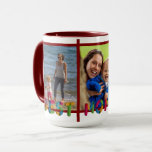 Bästa mamma någonsin Foto Collage Personlig Burgun Mugg<br><div class="desc">Bästa mamma någonsin Accent Tvåtons Mugg. Ladda upp dina egna bilder genom att använda "Personalisera" fliken och gör det unikt till ditt. Vacker present till Mors dag, Födelsedag, Jul eller vilken dag som helst för att visa hur mycket du bryr dig. Orden "BÄSTA MOMMA NÅGONSIN" kan inte ändras eftersom det...</div>