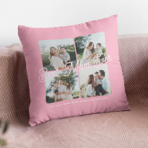 Bästa mamma någonsin foto collage souvenir rosa