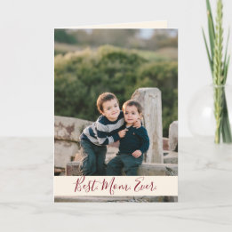 Bästa Mamma någonsin-foto Kort