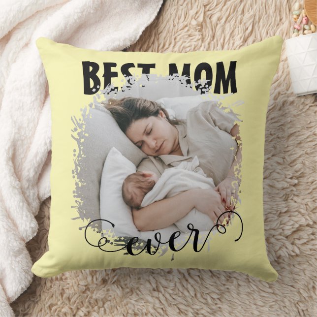 Bästa Mamma någonsin-foto Kudde (Filt)