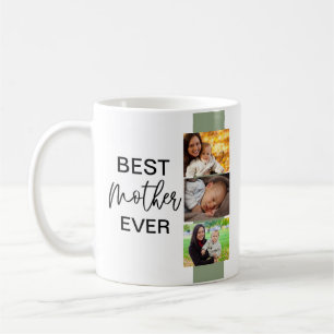 Bästa mamma någonsin Foto Mall Modern Kaffemugg