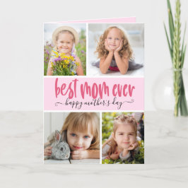 Bästa mamma någonsin Foto Mors dag Kort