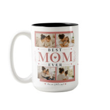 Bästa mamma någonsin Foto mugg Personlig med medde