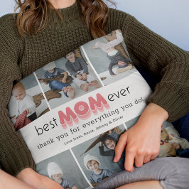 Bästa Mamma någonsin-fotokollage Kudde