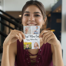 Bästa Mamma någonsin-fotokollage-Mors dag-kort