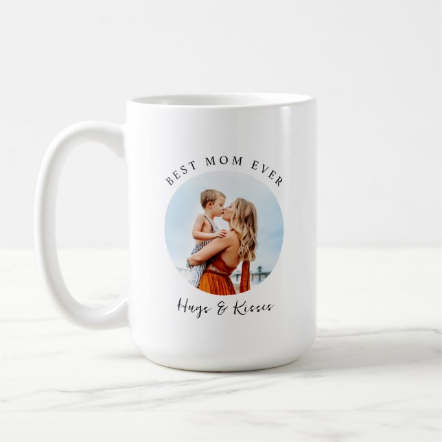 Bästa Mamma någonsin-fotoPersonlig Kaffemugg (Vänster)