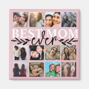 Bästa Mamma någonsin fotosamling för Rosa Magnet