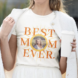 Bästa Mamma någonsin-fotot Mors dag T Shirt
