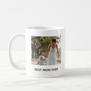 Bästa mamma någonsin Fullständigt foto Personligt Kaffemugg