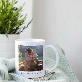 Bästa Mamma någonsin-Fullt - Personlig för fotored Kaffemugg