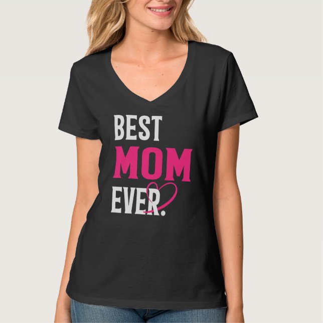 Bästa Mamma någonsin funna Mamma Älskare Mors dag  T Shirt (Framsida)
