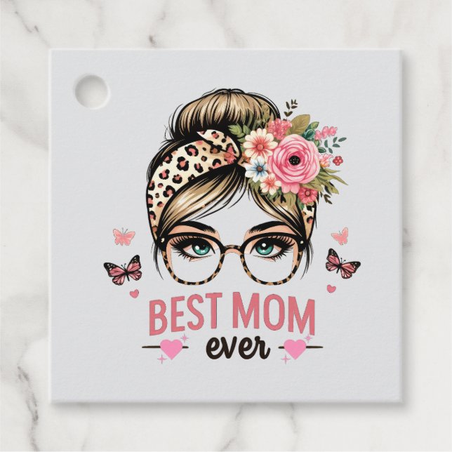 Bästa Mamma någonsin Gåvor Etiketter (Framsida)