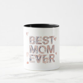 Bästa mamma någonsin Glas 3D-design | Modern mor Mugg