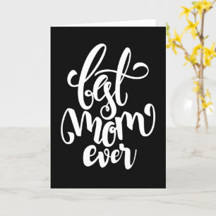 Bästa mamma någonsin GOTT MORS DAG Kort