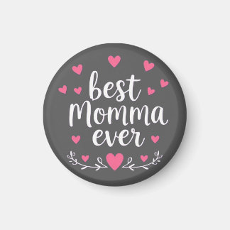 bästa mamma någonsin grå magnet