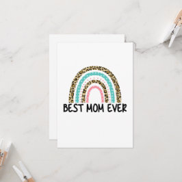 Bästa Mamma någonsin hälsningskort Kort